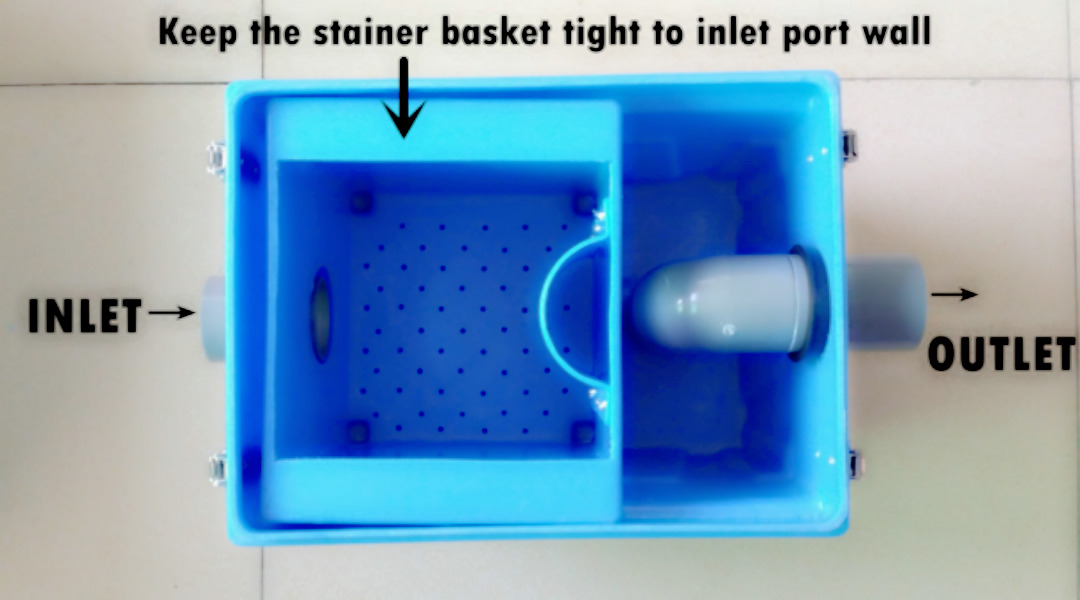 PE material passive grease trap